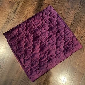 Grandinroad Quilted Velvet Euro Sham Pillow Cases (set of two)